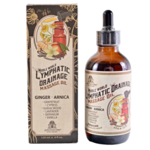 Lymphatic Drainage Massage Ginger Oil Natural Arnica Essential Body Therapy - £6.86 GBP+