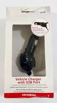 Verizon Vehicle Charger With USB Port Universal ~ NEW IN BOX - $7.18