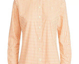 Lauren Ralph Lauren Gingham Button Cotton Shirt Hyannis Port Orange Size... - $32.71