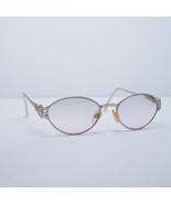 Vintage Diva 5037 Eyeglass Frames 90s Victorian Gold Silver 54 C19/E - $51.41 CAD
