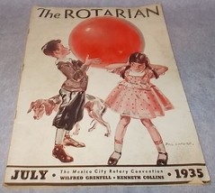 Vintage The Rotarian Magazine July 1935 Phil Lyford Cover - £10.35 GBP