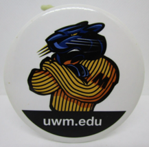 U. W. Milwaukee Panthers UWM Pinback Button Pin 2.5 inch - $4.94