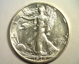 1940-S Walking Liberty Half Choice About Uncirculated Ch. Au Some Thumb Detail - £108.38 GBP