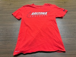Arizona Wildcats Football Men’s Red T-Shirt - Nike Dri-Fit - Medium - £12.17 GBP