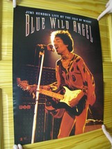Jimi Hendrix Wild Blue Angel Live Poster on the Isle of Wight Singing Onstage... - £140.74 GBP