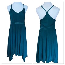 Jack By Bb Dakota Blue Green Sleeveless Midi A Line Dress Style JG48721 Size 4 - £9.32 GBP