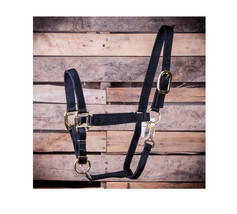 Adjustable Horse Halter with Throat Snap  For Horses (600-900 lb) Nylon ... - £28.36 GBP