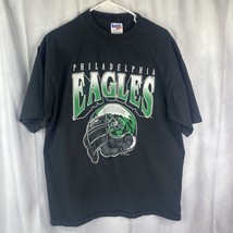 Vintage 1995 NFL Philadelphia Eagles Kelly Green Locker Line Tag TShirt ... - £51.61 GBP