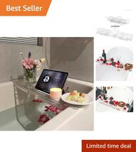 Versatile Clear Acrylic Bathtub Caddy - Ideal for Unwinding with Wine an... - $52.42