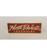 North Dakota Legendary Enamel Souvenir Lapel Hat Pin Burnt Orange Rectangle - €12,66 EUR