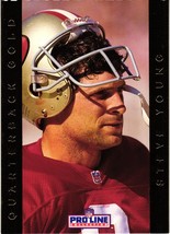 Steve Young SF 49ers 1992 Pro Line Collection NFL Football Card - £1.59 GBP