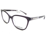 Bebe Eyeglasses Frames BB5169 500 PLUM Purple Swarovski Crystals 52-15-135 - $65.23
