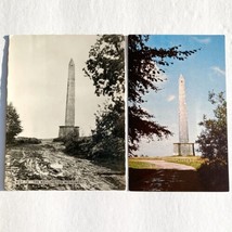 Vintage Wellington Monument UK Chrome Color BW RPPC Set Of 2 Postcard Unposted - £15.93 GBP
