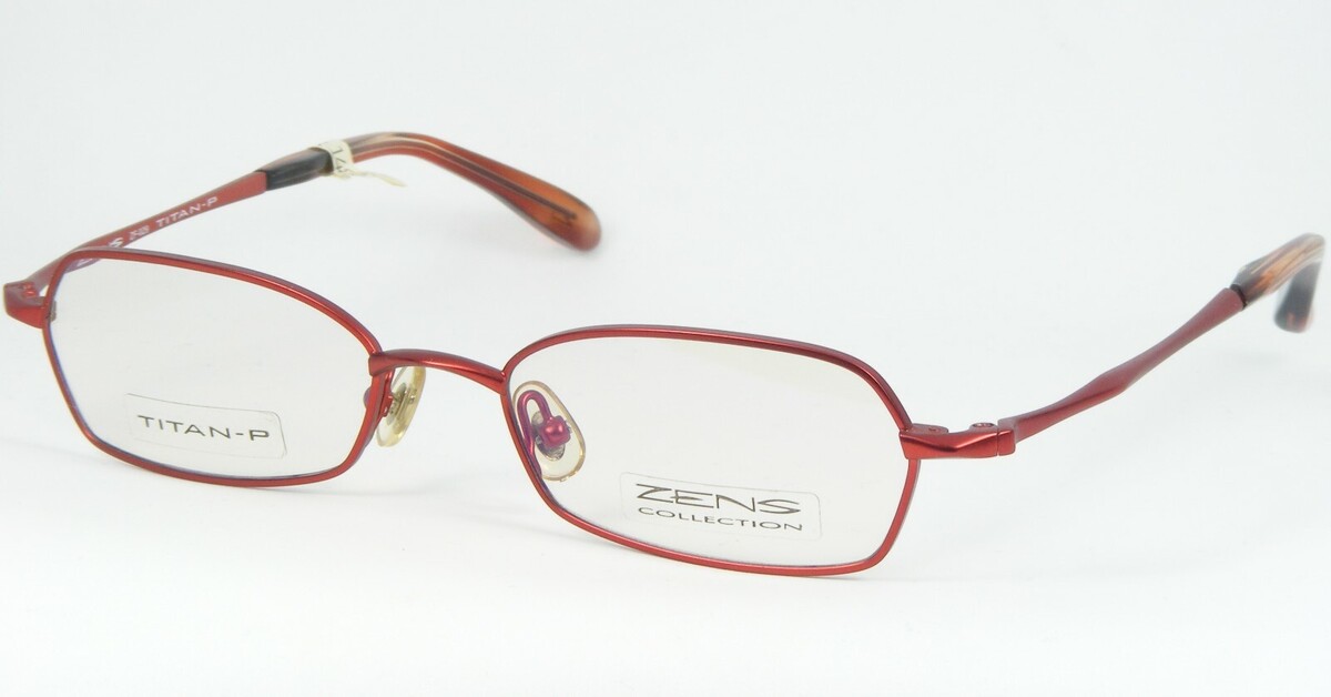 ZENS Colección ZF-029 Col.rd Rojo Titan-P Gafas Marco 48-17-140mm - $56.41