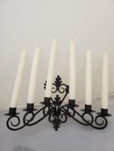 Beautiful Vintage Metal Decoration 6 Candle Wall Holder - £7.95 GBP