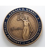 Vpotus 49th Vice Presidente Kamala D. Harris Challenge Medalla, Muy Rara - $680.13