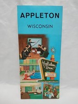 Vintage 1960s Appleton Wisconsin Holiday Inn Flyer Sheet - £31.13 GBP