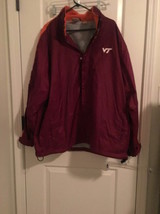 Red Oak Sportswear Men&#39;s Zip Up Jacket Coat Virginia Tech Hokies Size XXL - £44.05 GBP