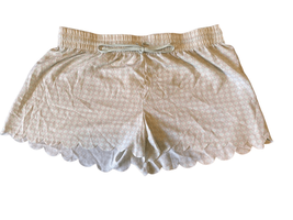 Gillian &amp; O’Malley XL scalloped tie front pajama lounge shorts - £15.79 GBP