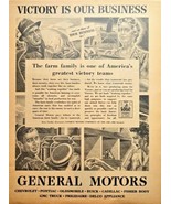 1944 GENERAL MOTORS-Farming-Farms-America Greatest Victory Vintage Print... - $14.68 CAD