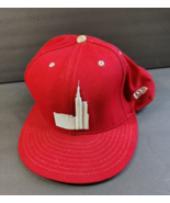 New Era 59FIFTY Empire State Building NYC Hat 7 5/8 Red Landmark City Se... - $1,726.54 MXN