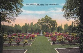 Rose Garden William Land Park Sacramento California CA Postcard B04 - £2.34 GBP