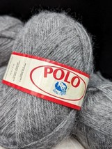 10 Skeins DYE LOT #1338 Vintage Lana Moro POLO Brushed Acrylic Yarn Gray 243 - £22.01 GBP