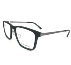 Jhane Barnes Eyeglasses Frames Adjugate BK Black Wood Grain Gray 53-18-140 - £43.95 GBP