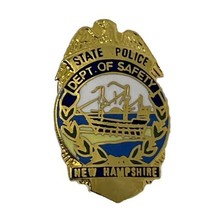 New Hampshire State Police Department Law Enforcement Enamel Lapel Hat Pin - £11.92 GBP