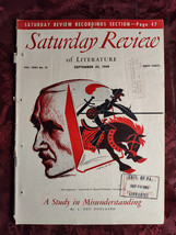 Saturday Review September 24 1949 Samuel Putnam Ludwig Von Mises - £12.65 GBP