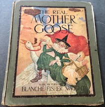 Antique 1916 Real Mother Goose Book Rand McNally AS-IS For Art Project/Framing - £7.93 GBP