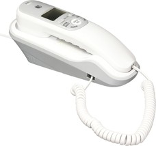 White Atandt Tr1909 Trimline Corded Phone With Caller Id. - $39.95
