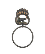 BLACK BEAR PAW TOWEL RING - $20.57