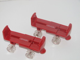 Build a Bear Red ROLLER SKATES Adjustable Paw Wheel Toy Shoe Accessory - £7.74 GBP