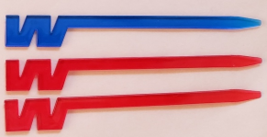 3 Western Airlines swizzle sticks, vintage - $10.95