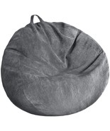 Bean Bag Chair Cover (No Filler) Washable Ultra Soft Corduroy Sturdy, Teens - $53.43 CAD