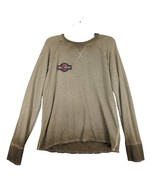 Harley-Davidson Women&#39;s L Studded Sweatshirt Top Distressed Terry Biker ... - $41.03 CAD