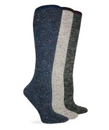 Wise Blend Womens Wool Marl Knit Wicking Tall Long Knee High Boot Socks ... - $27.42 CAD