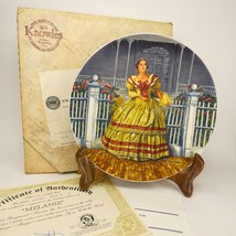 Knowles Collector Plate Gone With The Wind Melanie 1980 Raymond Kursar X... - $12.00