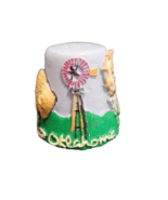 Oklahoma Native Imagery Reservation Collectible Souvenir Thimble - £12.37 GBP