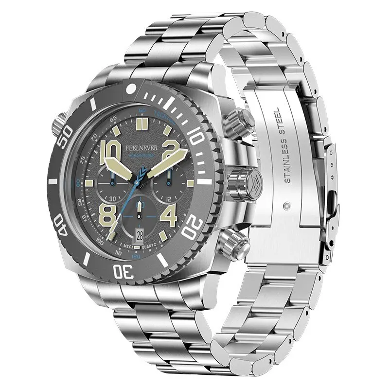 Port dive quartz watch for men 316l stainless steel sapphire big dial mens watches thumb155 crop