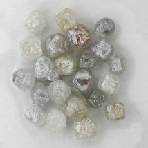 1.6 Ctw  White Grey Natural Rough Loose Diamond Raw Diamond Uncut Real Lot - £15.75 GBP