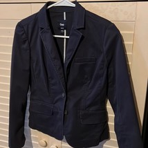 Gap black blazer with two button closure, size one - £12.35 GBP