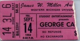 Vintage George Carlin Ticket Stub Settembre 14 1984 Western Michigan Università - £39.97 GBP
