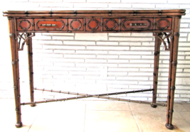 Theodore Alexander The Edwardian Bamboo Console Table Indochine 5300-138 - £3,110.20 GBP