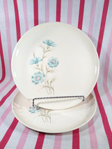Fab Mid Century Taylor, Smith &amp; Taylor 2pc Boutonniere Ever Yours Dinner Plates - £15.82 GBP
