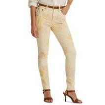 Lauren Ralph Lauren Floral High-Rise Skinny Ankle Jeans – Blush Multi - $53.10