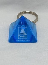 Pyramid Bank Promotional Acrylic Pyramid Keychain 1&quot; - £38.91 GBP