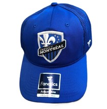 NWT New Montreal Impact Fanatics Logo Mesh Back Trucker Style Adjustable Hat - £17.09 GBP