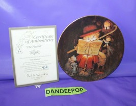 The Flutist Limited Edition Paul A Schmid III Plate With COA Juan Fernandiz 1981 - $24.74